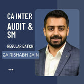 CA Inter Audit & SM | Regular Batch Combo By CA Rishabh Jain | For Jan 26 & May 26 Exams